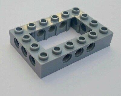 Lego Medium Stone Grey Technic Brick X Stud With Open Centre Part