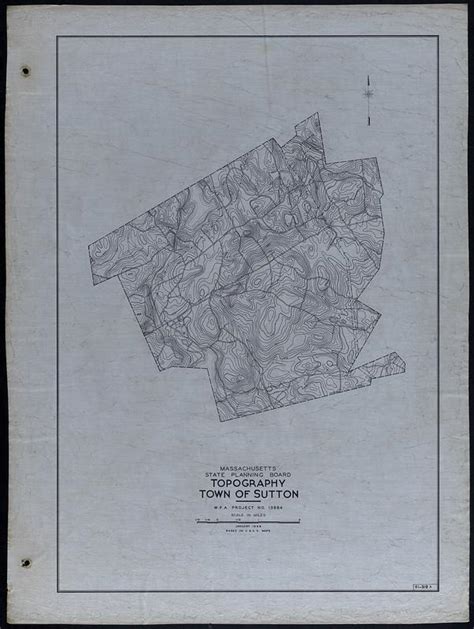 Topography Town Of Sutton Digital Commonwealth