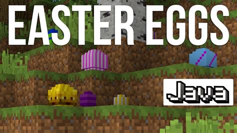 How To Get Easter Eggs In Minecraft Youtube