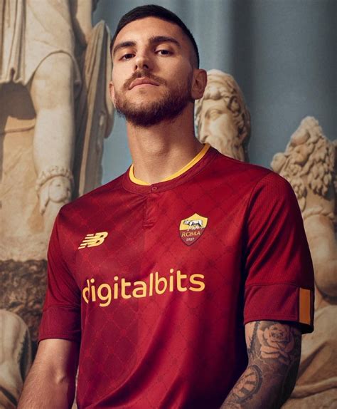 New AS Roma Jersey 2022-23 | New Balance Roma Home Shirt 22-23 ...