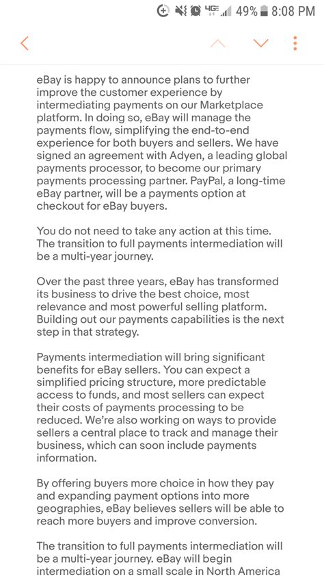 Ebay payment changes coming soon — Collectors Universe