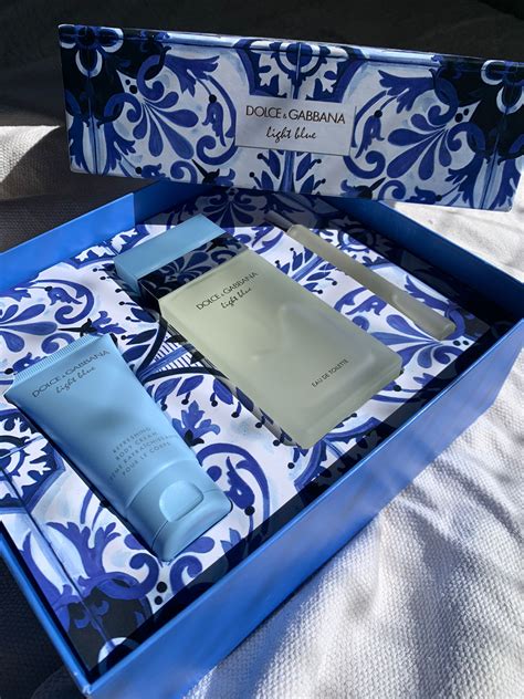 Kit Light Blue Feminino Dolce And Gabanna Lisa Parfum