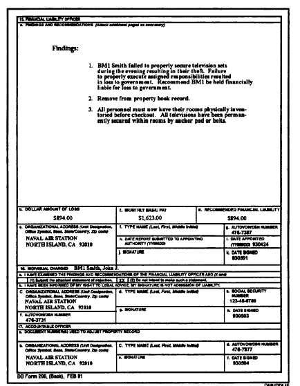 Dd Form Example