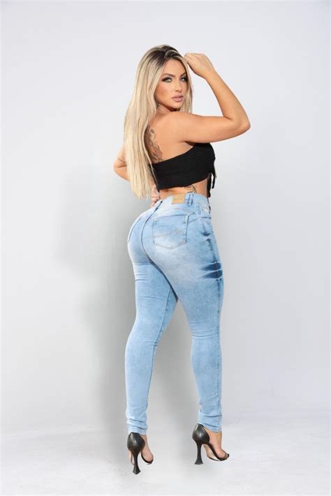 Comprar Cal A Feminina Jeans Skinny Lavagem Delav W Pink Jeans E