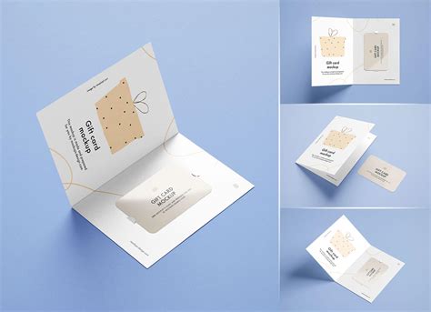 Folded Card Mockup