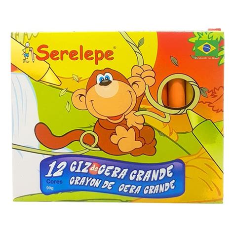 Giz De Cera Grande Serelepe C Cores Maskate Sr Passos