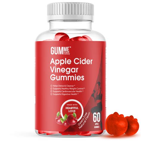 Gumme Apple Cider Vinegar Gummies For Weight Loss Lose Weight Acv