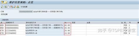 Sap Co内部订单实务操作 知乎