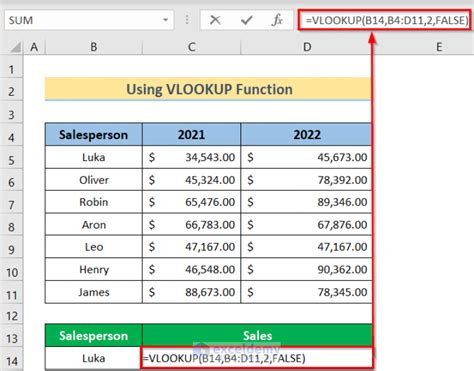 How To Use Vlookup And Hlookup Combined Formula In Excel