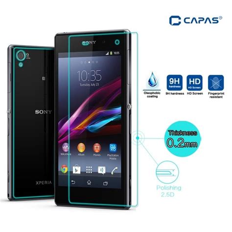 Pcs Front Back Tempered Glass For Sony Xperia Z L H Full Body Screen