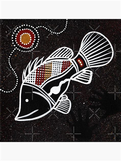 "Aboriginal Art - Fish" Poster by HogarthArts | Redbubble