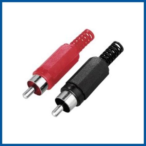 Hama Cinch Stecker L Tbar St Stecker Audio Kabel