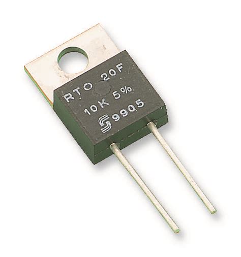 RTO050F10R00JTE1 Vishay Through Hole Resistor 10 Ohm RTO 50 Series