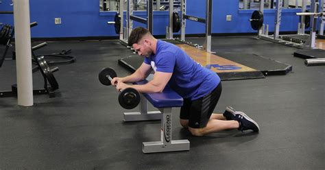 Reverse Grip Barbell Wrist Curl Over Bench Video Exercise Guide Tips