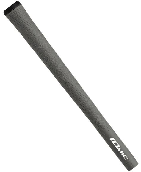 Iomic X Grip Golf Grip Platinum And Black Regripit