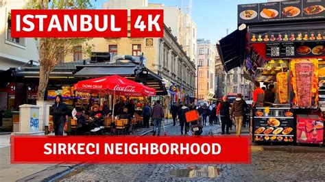 Sirkeci Istanbul November Walking Tour K Uhd Fps Youtube