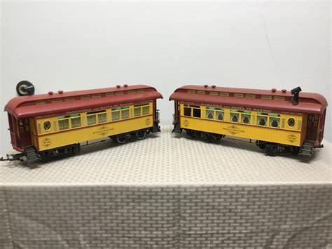 G Scale 2 Passenger Cars Lot Aristocraft 5709 Shallowater