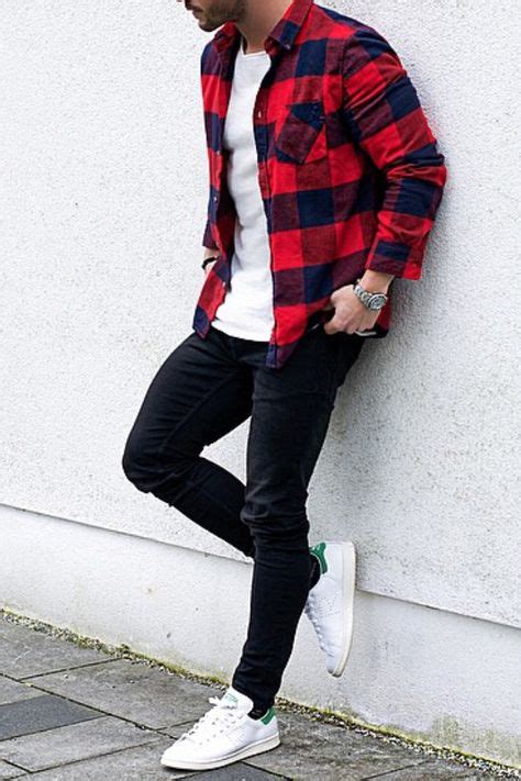 8 Red Flannel Outfit Ideas Flannel Outfits Mens Outfits Menswear