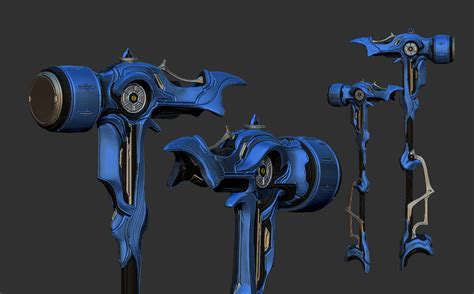 Warframe [Hammer Sculpt] by BlazingCobalt on DeviantArt