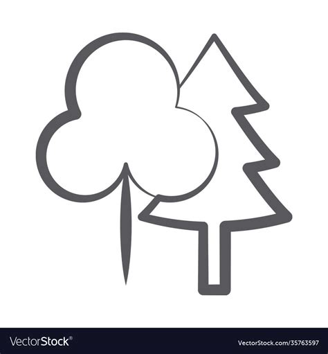 Forest Royalty Free Vector Image - VectorStock