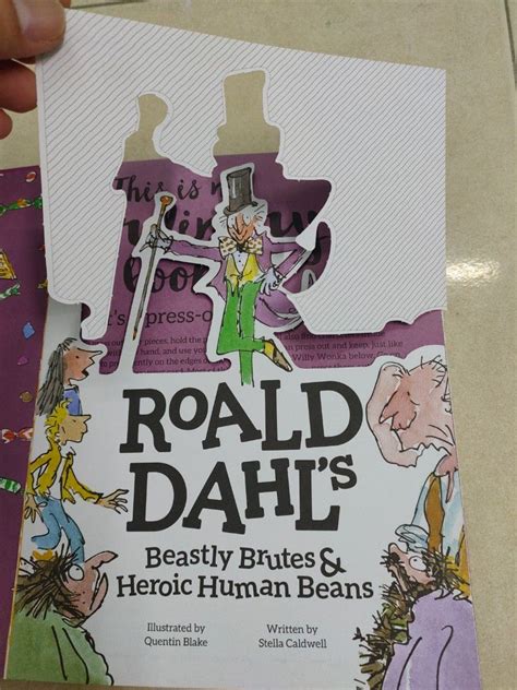 Hardcover Roald Dahls Beastly Brutes And Heroic Human Beans