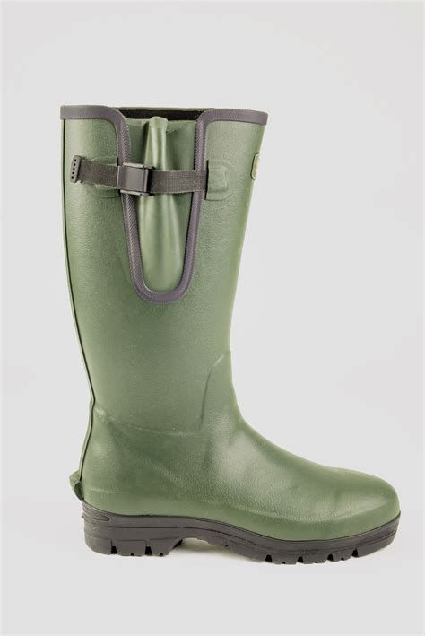 Seconds Green Mens Neoprene Lined Warm Wellies The Warm Welly Company