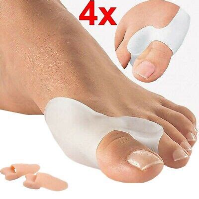 Oder Paar Silikon Zehenspreizer Premium Hallux Valgus Korrektur