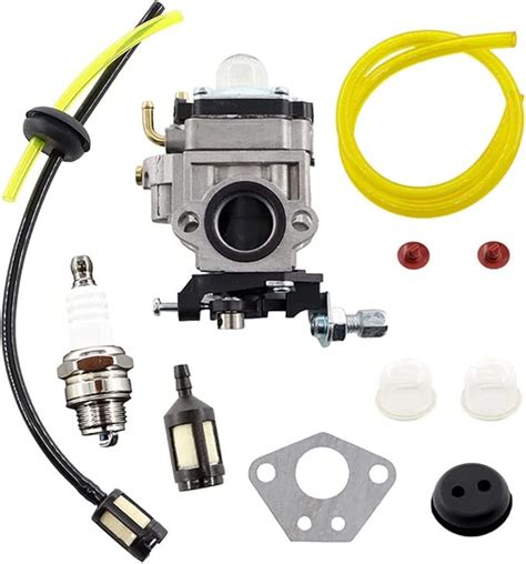 MCHNIC Carburettor With Spark Plug Fuel Hose Petrol Filter Set For