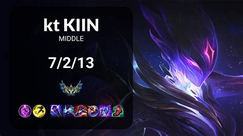 Kt Kiin Orianna Vs Yasuo MIDDLE KR CHALLENGER Patch 13 24 YouTube