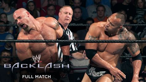 FULL MATCH The Rock vs Goldberg Backlash 2003 wwf มวย ป ลา