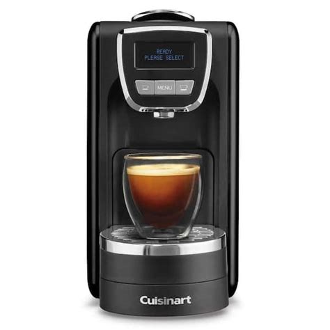 Cuisinart 1-Cup Espresso Defined Black Espresso Machine EM-15