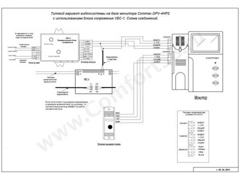 Commax dpv 4mtn схема подключения