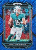 Skylar Thompson 2022 Prizm 354 Blue Shimmer 25 Price Guide Sports