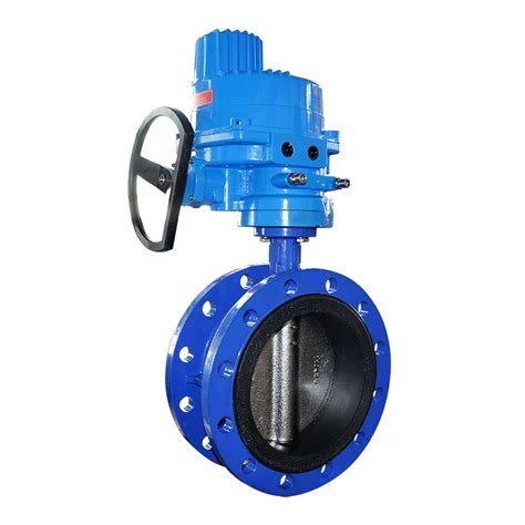 Electric Motor Actuated Control Butterfly Valve Tianjin Zhongfa Valve