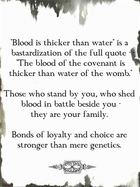 Blood Is Thicker Than Water Full Quote ShortQuotes Cc