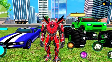 Mirage Flying Jet Robot Car Transform Games Android Gameplay