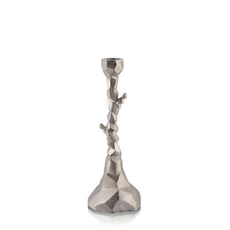 Metal Modern Design Light Weight Silver Candle Holder For Home