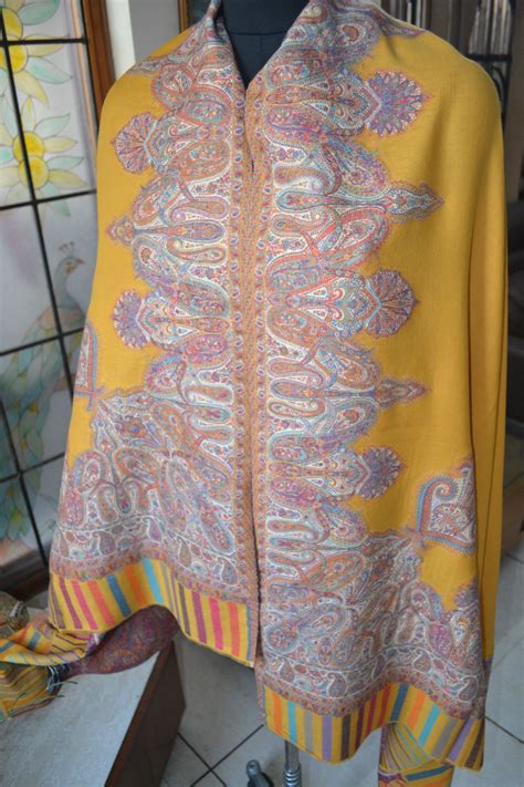 Pashmina Kani Jamavar Shawl Real Kashmiri