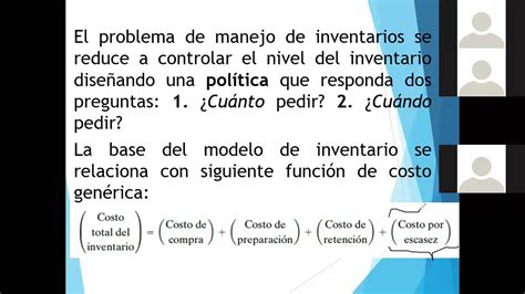 Inventarios EOQ 2 Introduccion YouTube