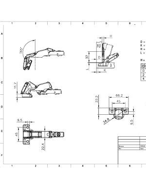 RCS 165 Hinge Richelieu Hardware