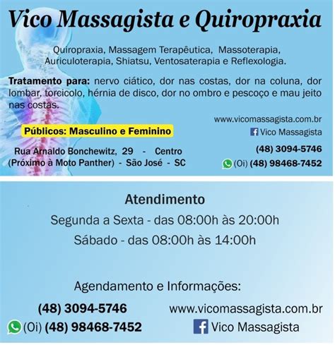 Quiropraxia Massagem Terapêutica E Massoterapia Para Dor Na Coluna