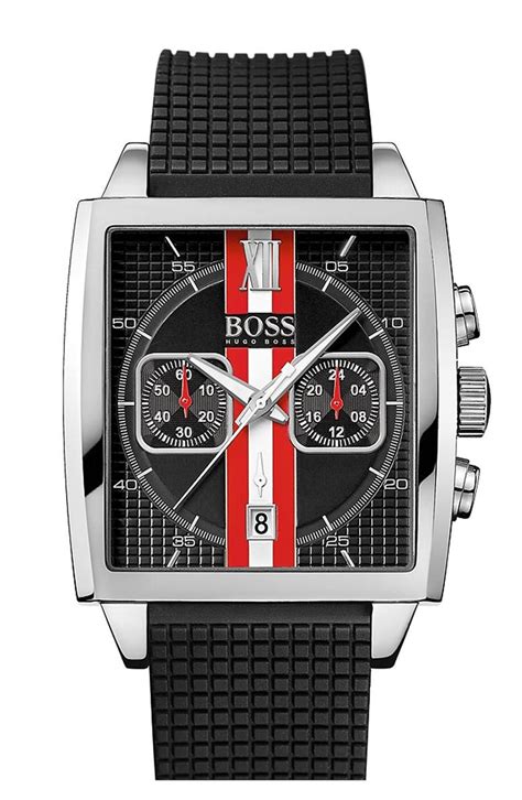 Boss Hb1005 Multifunction Square Dial Strap Watch 39mm Nordstrom