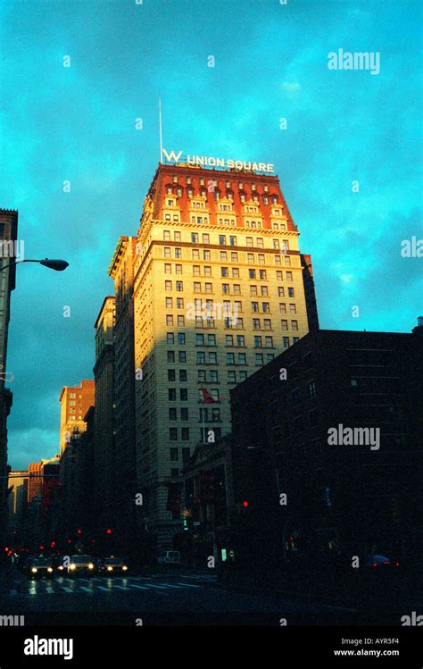 The W Union Square Hotel Stock Photo - Alamy