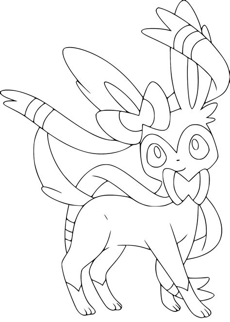 Coloriage Nymphali L Volution D Voli Pokemon Imprimer