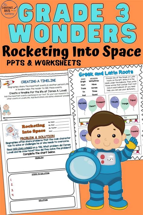 Editable Companion Resource To Grade 3 Unit 6 Wonders Reading And Writing Workshop On Rocketing