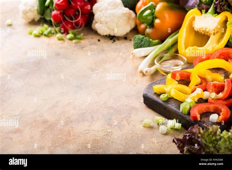 fresh raw vegetables stock photo alamy
