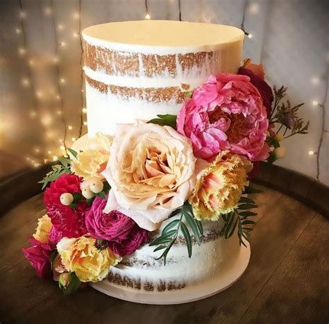 Naked Wedding Cakes That Are Just Amazing KISS THE BRIDE MAGAZINE