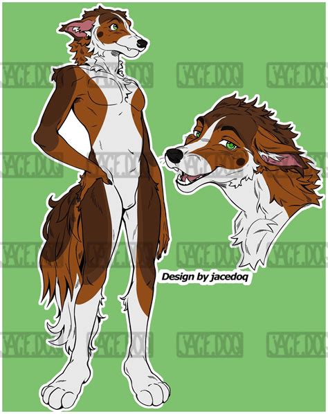 Furry Canine Fursona Adoptable Character Design Fursonas Adopt