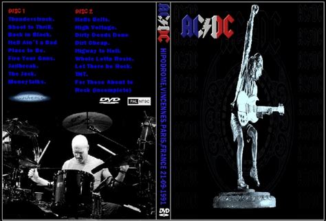 Acdc 1991 09 21 Hippodrome De Vincennes Paris France Dvd Rock Concert Dvd S