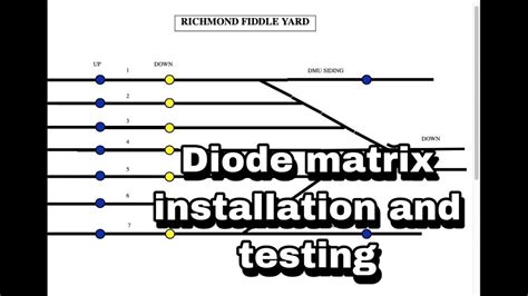 52 Diode Matrix For Model Railway Point Control Route Setting For